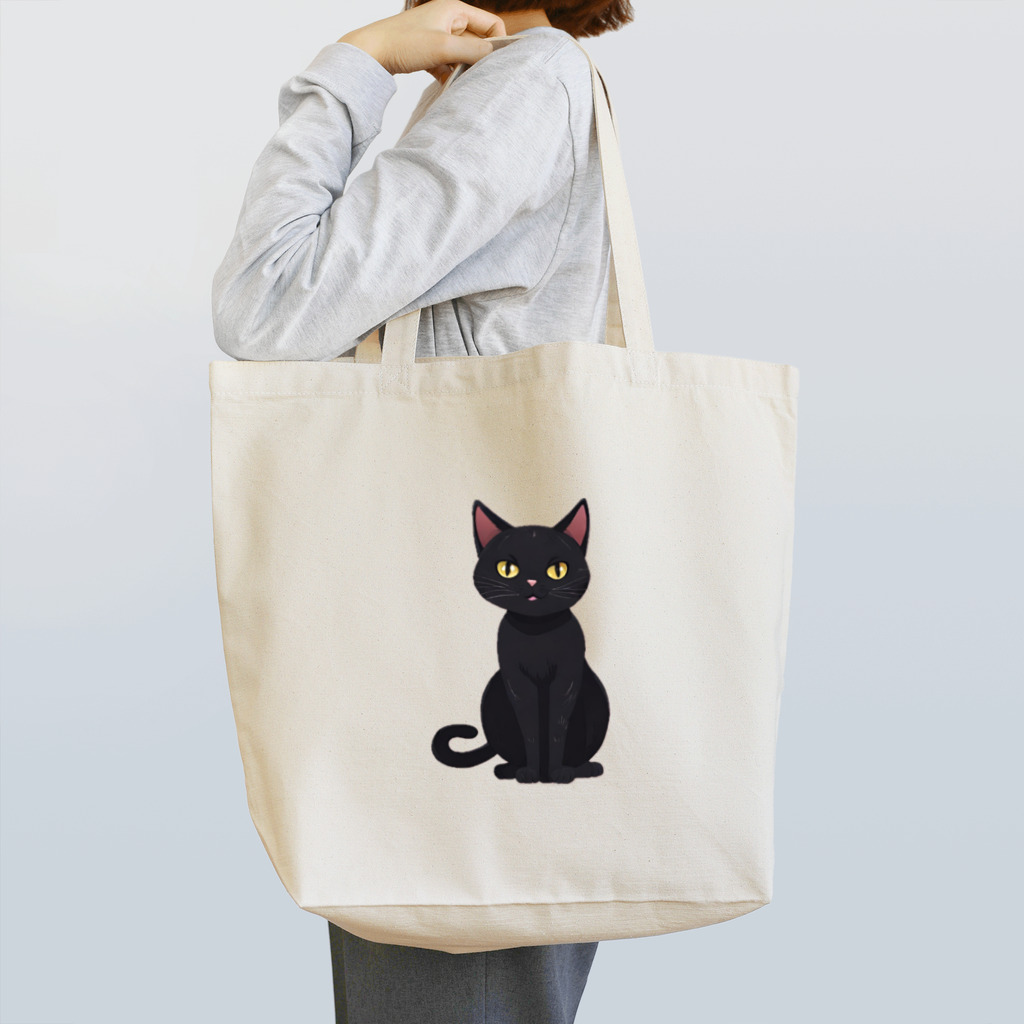 G-EICHISの黒猫のニャン子 Tote Bag