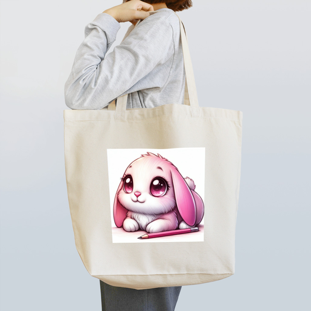 canneleのピンクウサギ Tote Bag