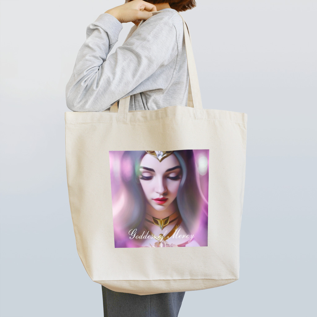 💖宇宙整体♪🌈♪こころからだチャンネル♪💖のuniversal Princess〜Goddess of Mercy〜 Tote Bag
