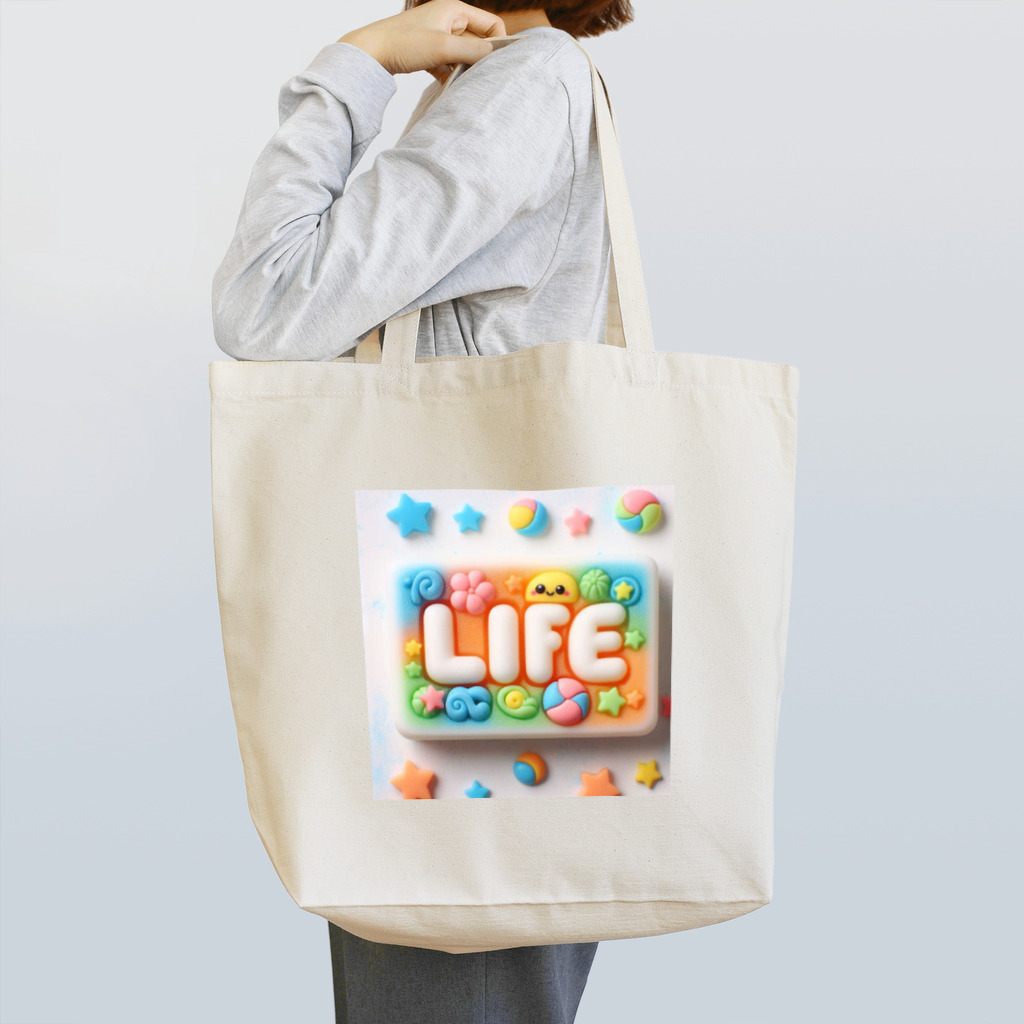 能天気ライフの能天気ライフのブランドマーク Tote Bag