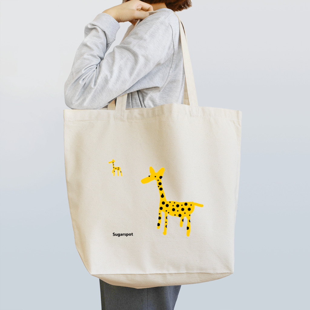 YNMのシュガースポットきりん Tote Bag