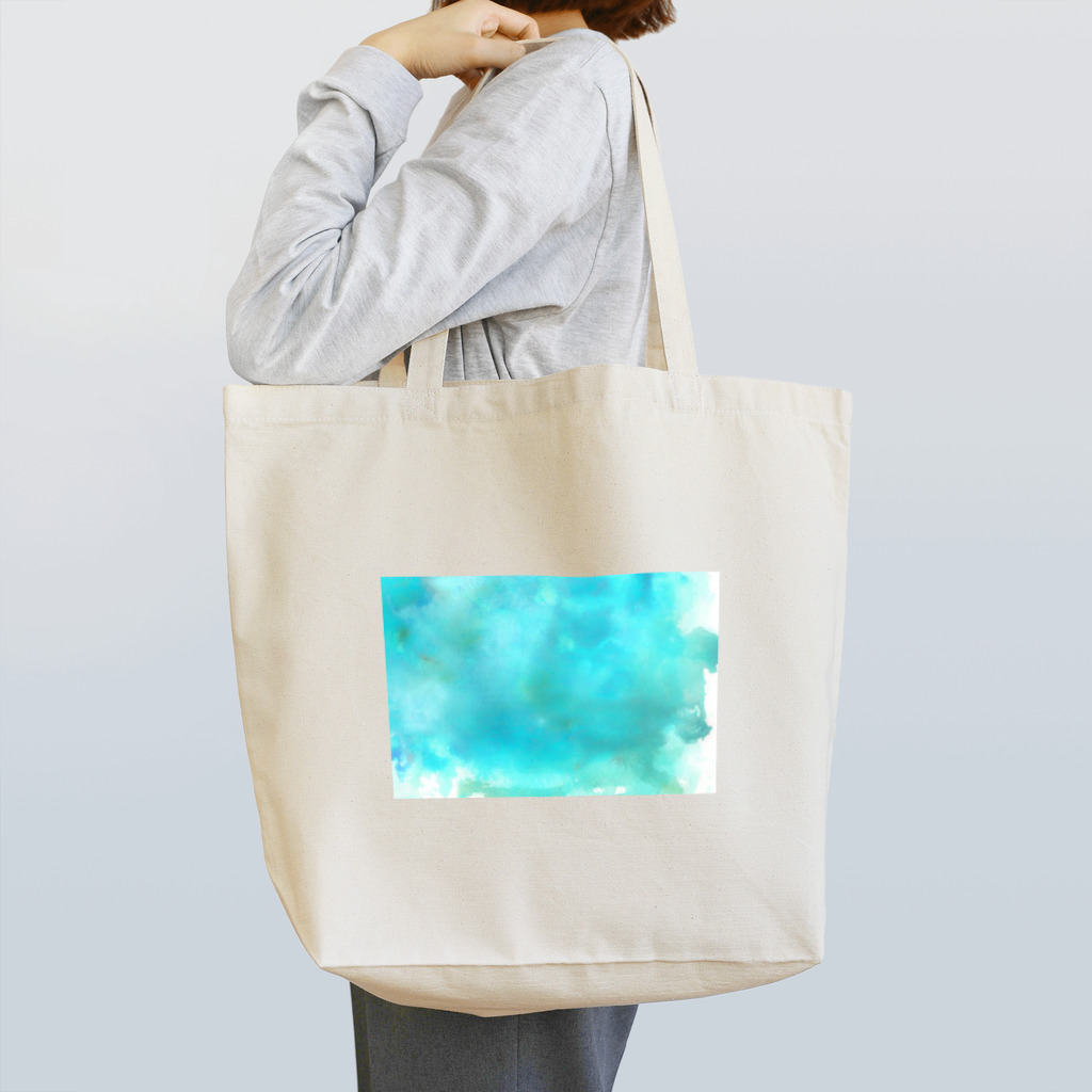 ya-pyのターコイズ　水彩 Tote Bag