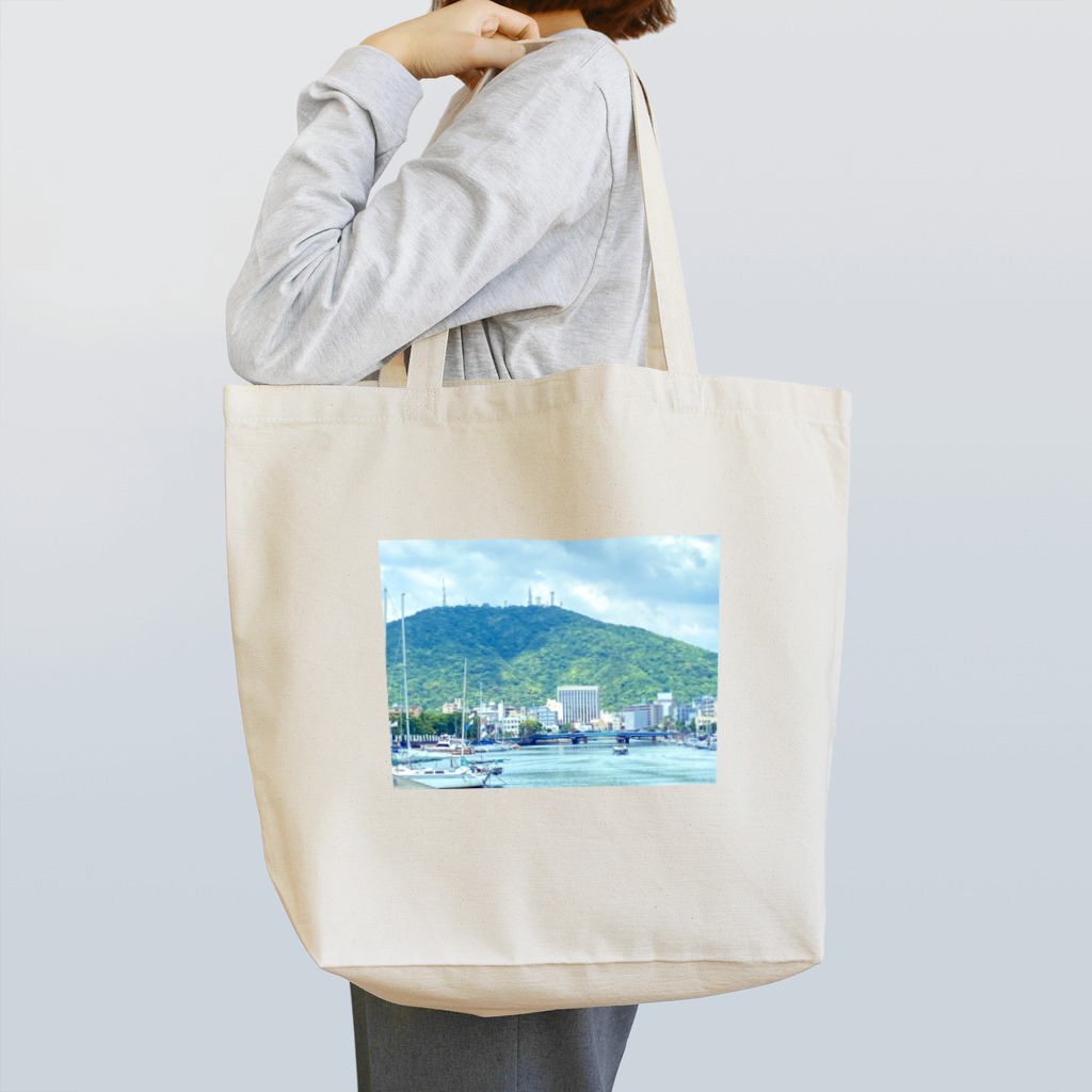 眉山ライブカメラの徳島市眉山 Tote Bag