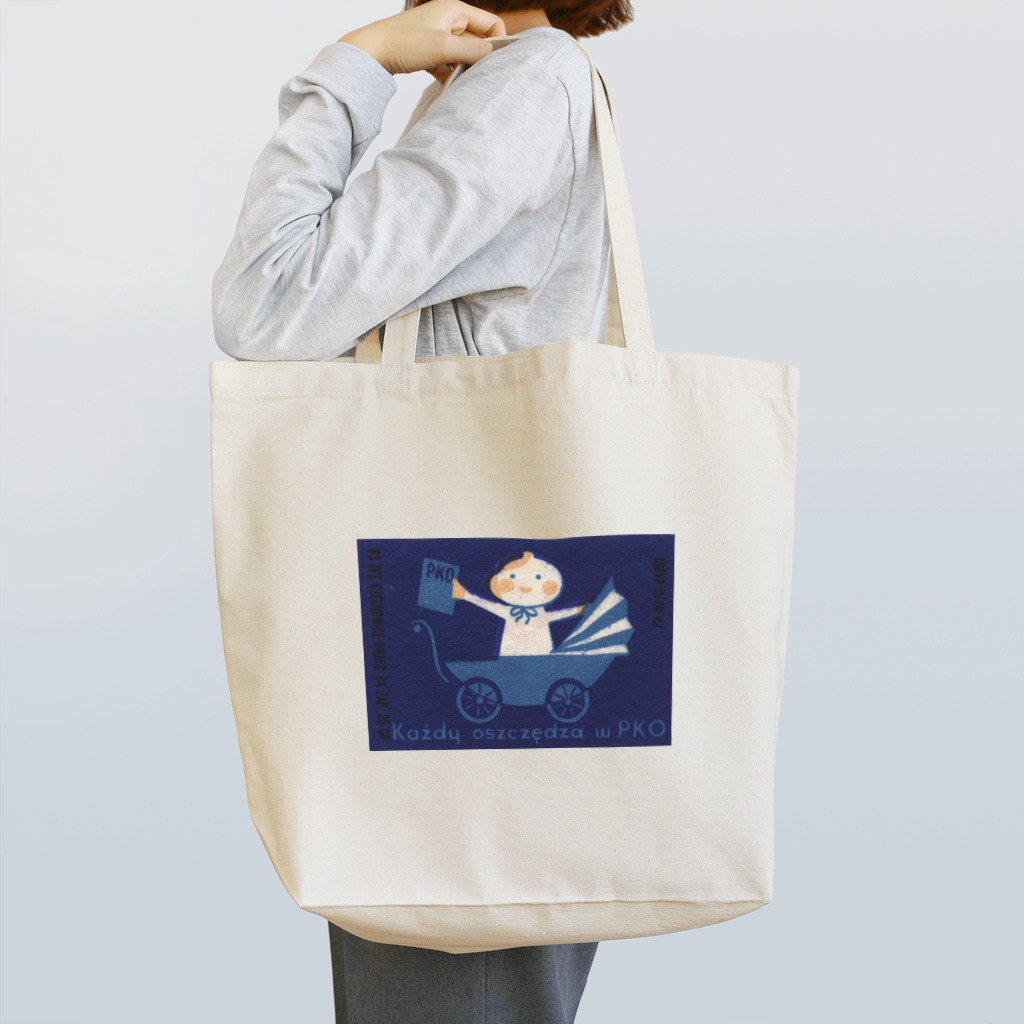 YS VINTAGE WORKSのポーランド　青い赤ちゃん　ブルーベイビー Tote Bag