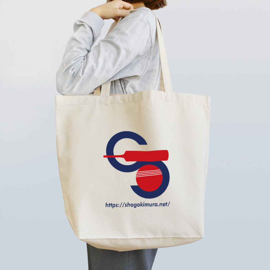 木村昇吾を応援しよう！のクリケット日本代表木村昇吾選手のロゴURL_01 Tote Bag