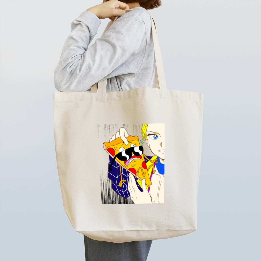 無昔のピッツァスティーブとプロシュート Tote Bag