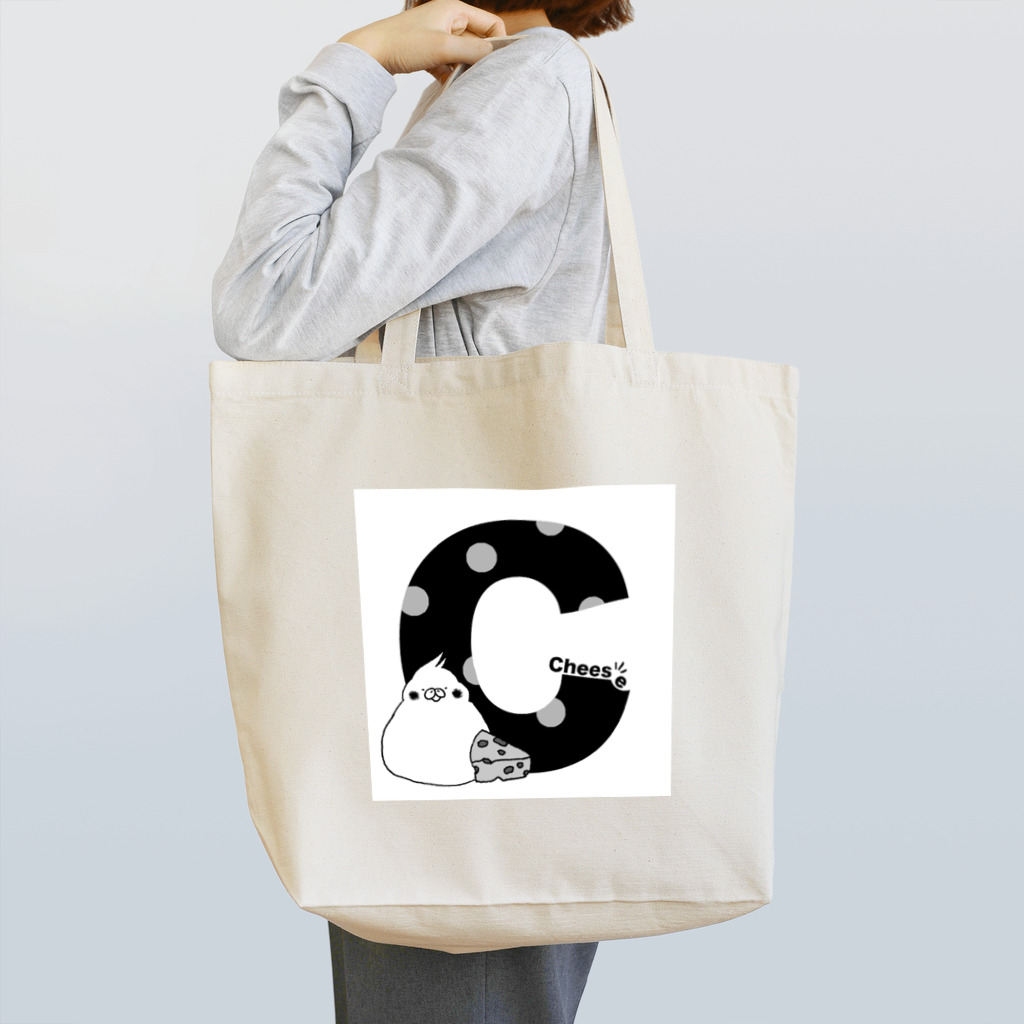 とりやのふくよかオカメのイニシャルグッズ【C】 Tote Bag