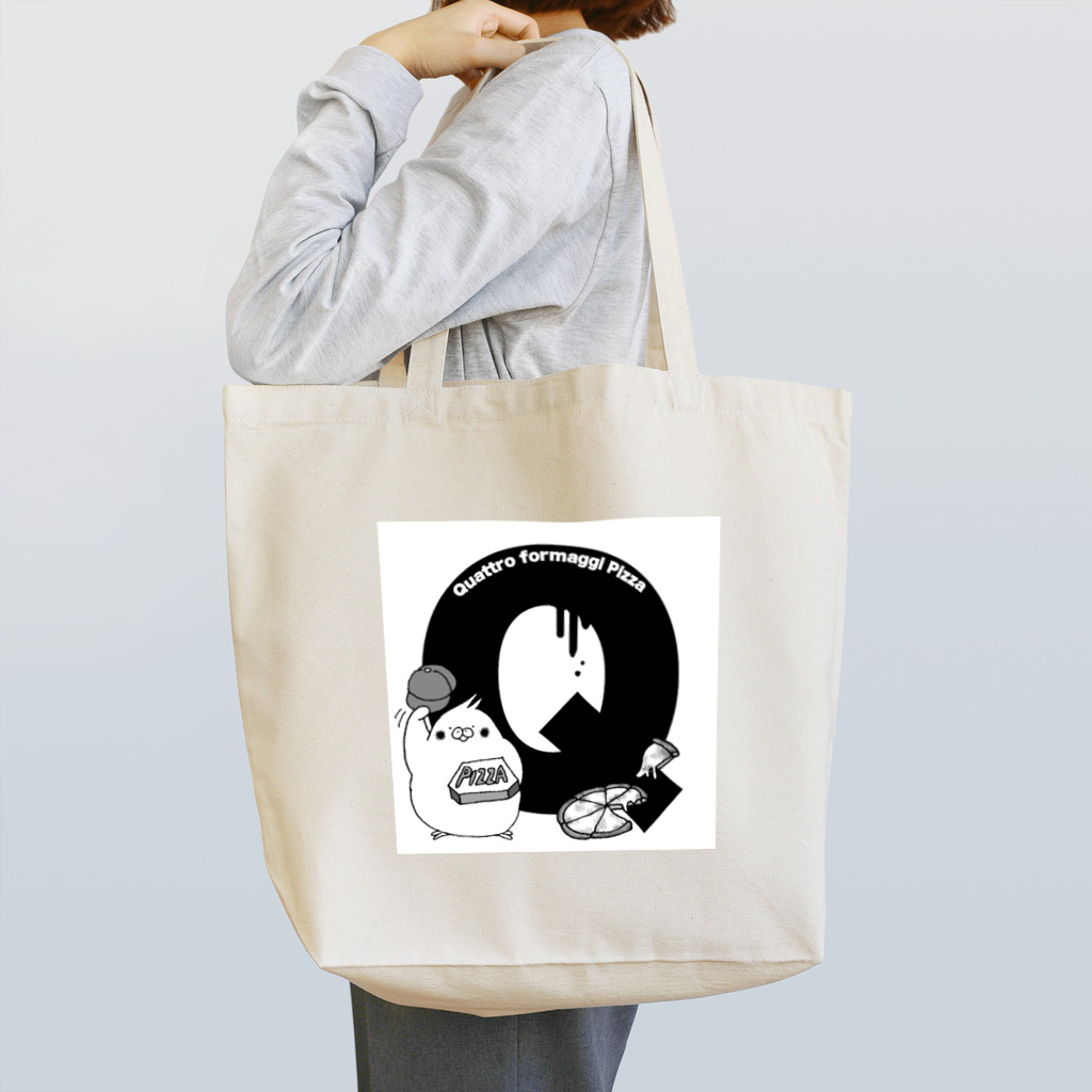 とりやのふくよかオカメのイニシャルグッズ【Q】 Tote Bag