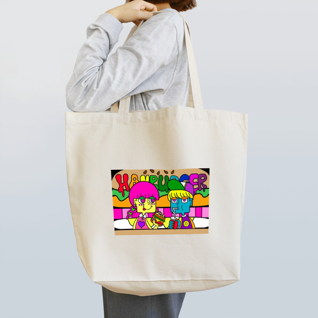 🤑NANAMI🤑のHAMBURGER Tote Bag