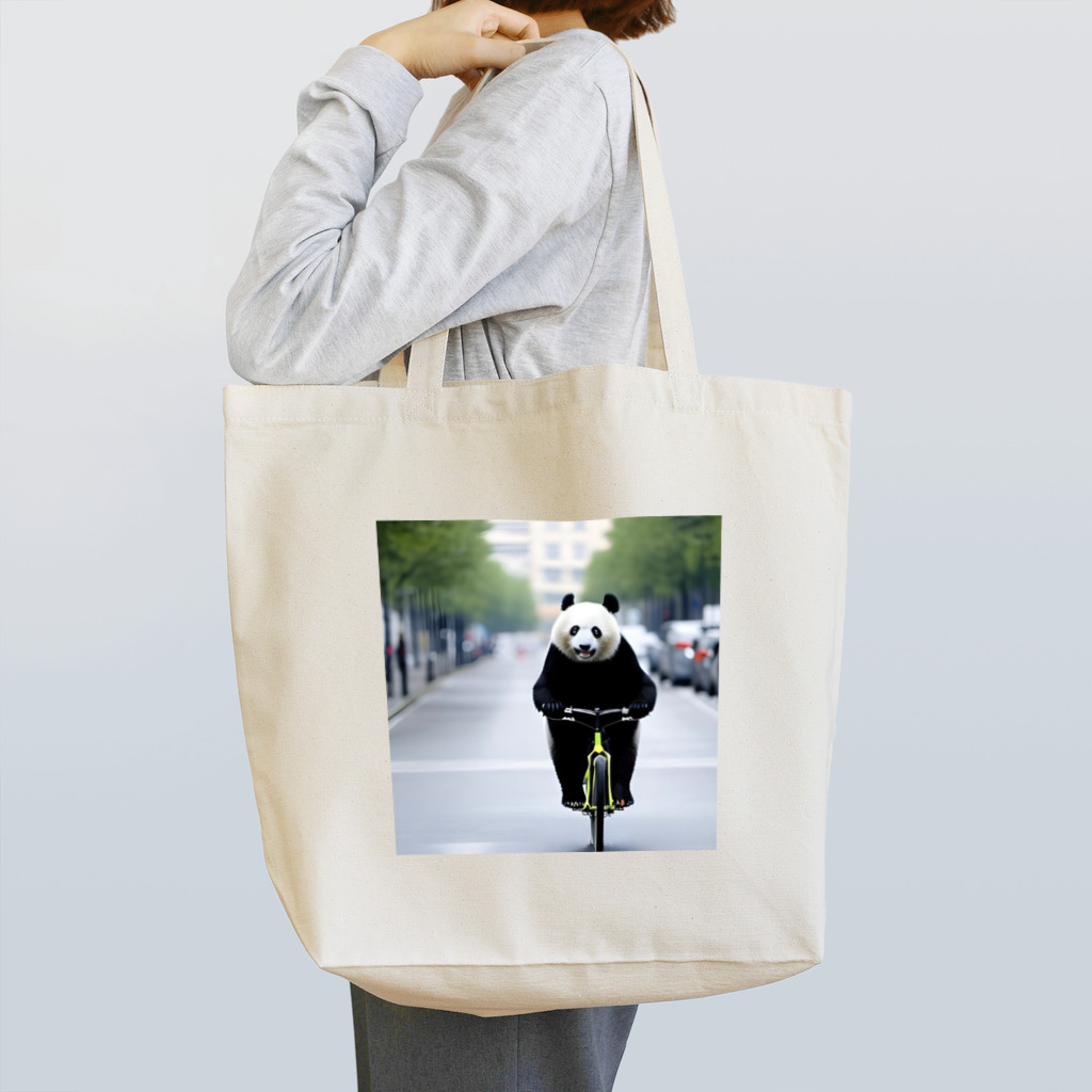 akinko1536の爆走パンダ Tote Bag