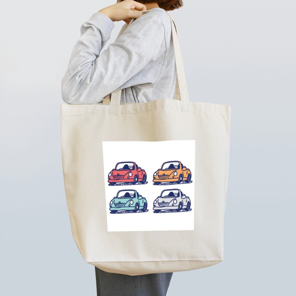 さつきたろうのちっちゃいくるまたち Tote Bag