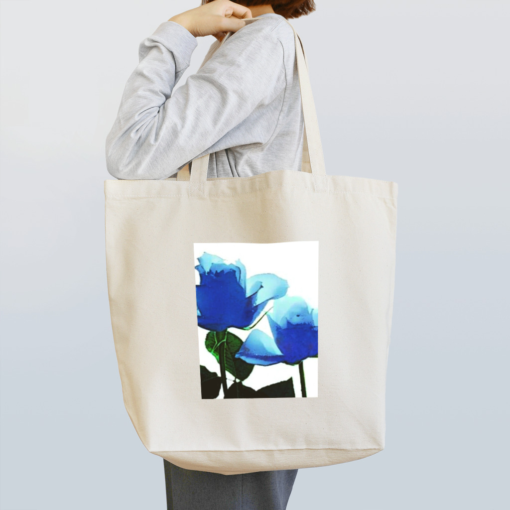 Anna’s galleryのBlue Rose Tote Bag