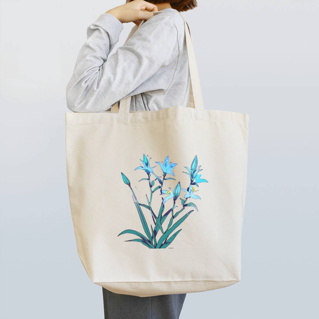 RetrowaveFlowerのRetrowaveFlower-イキシア- Tote Bag