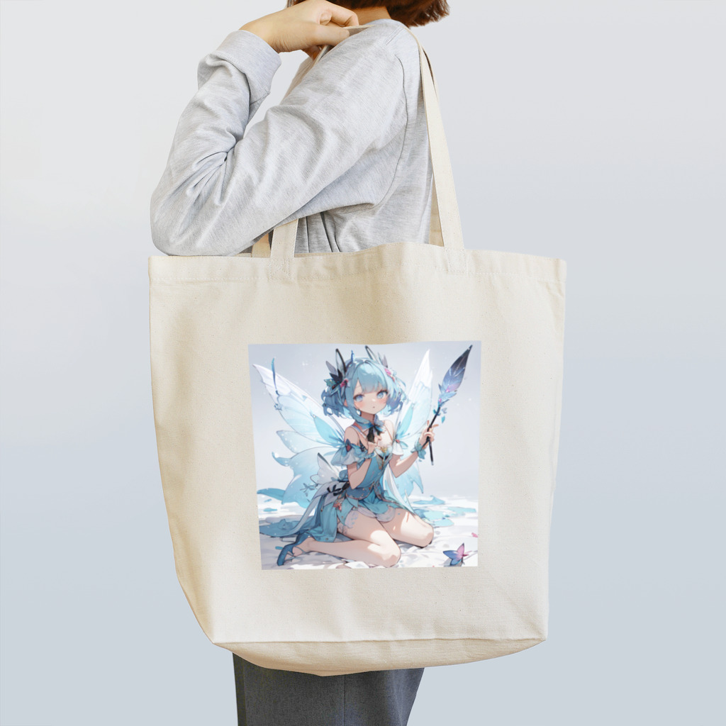 ロイ@イラストレーターHEXANFT販売美麗イラスト描きますの氷の妖精 Tote Bag