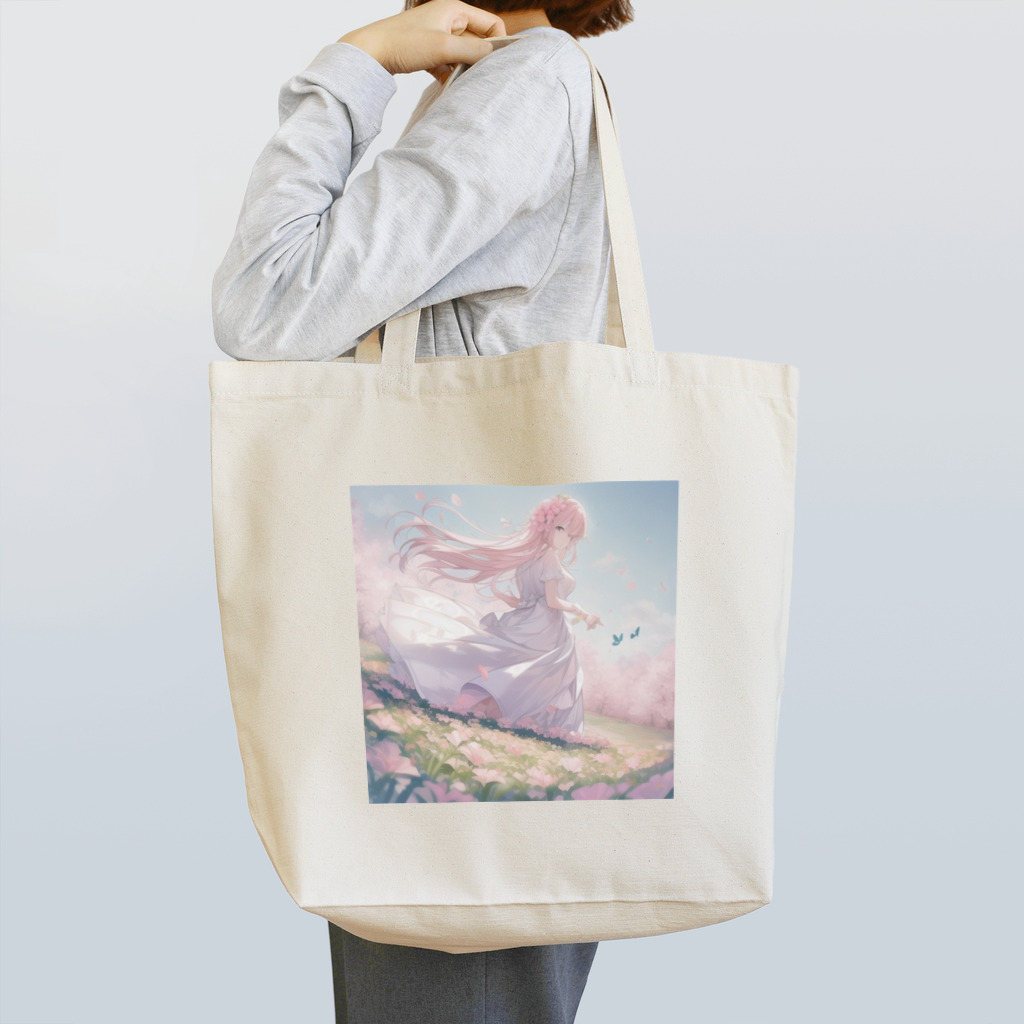 R-mayの草原の少女 Tote Bag