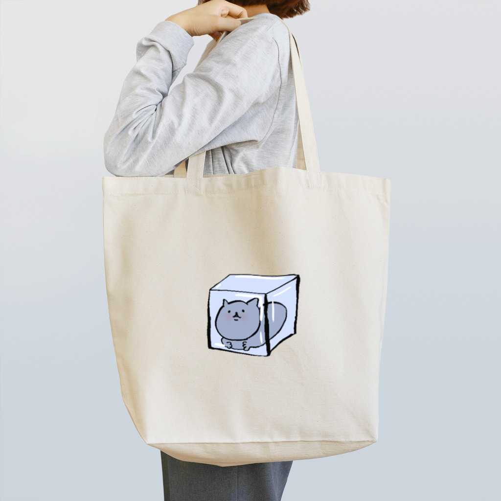 manulshopの凍ってるねこちゃん Tote Bag