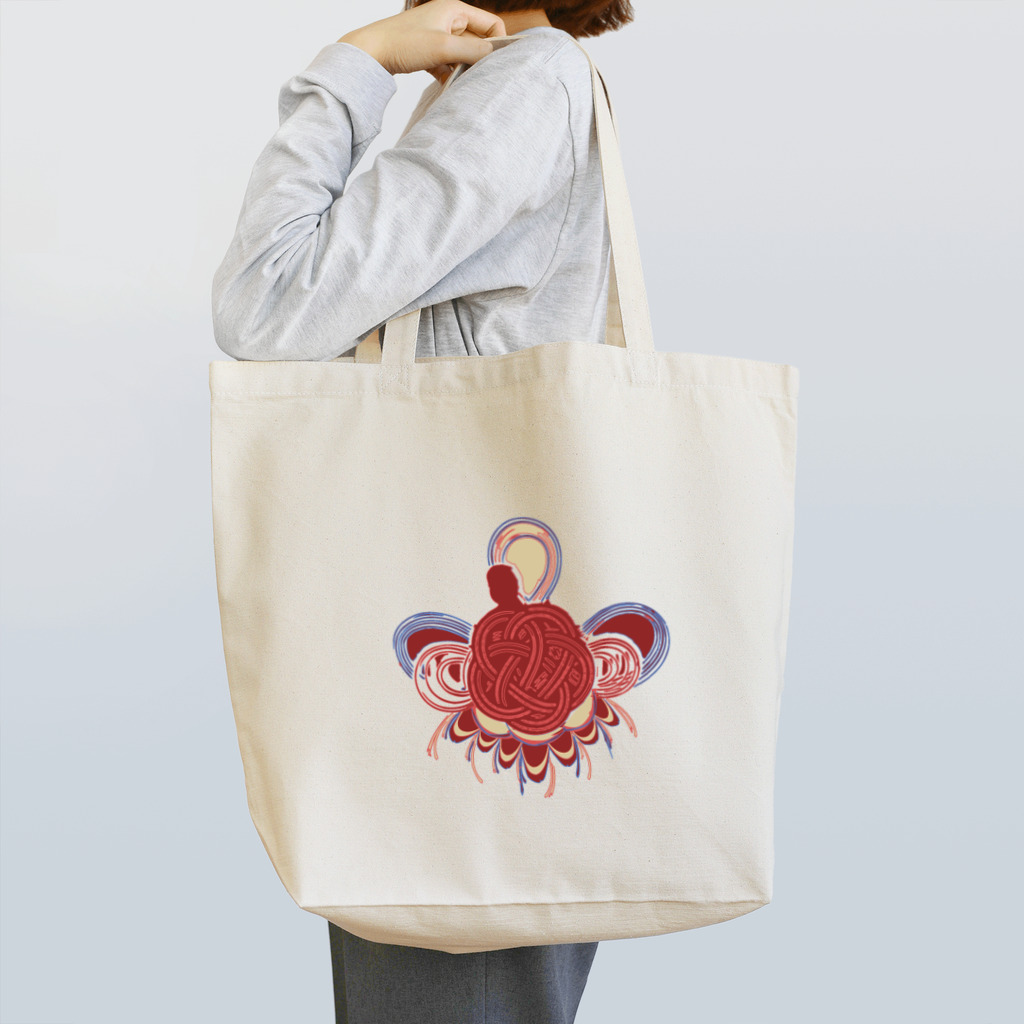 日淡水玉のブティック『sigh, and the people.』の水玉の水引き Tote Bag