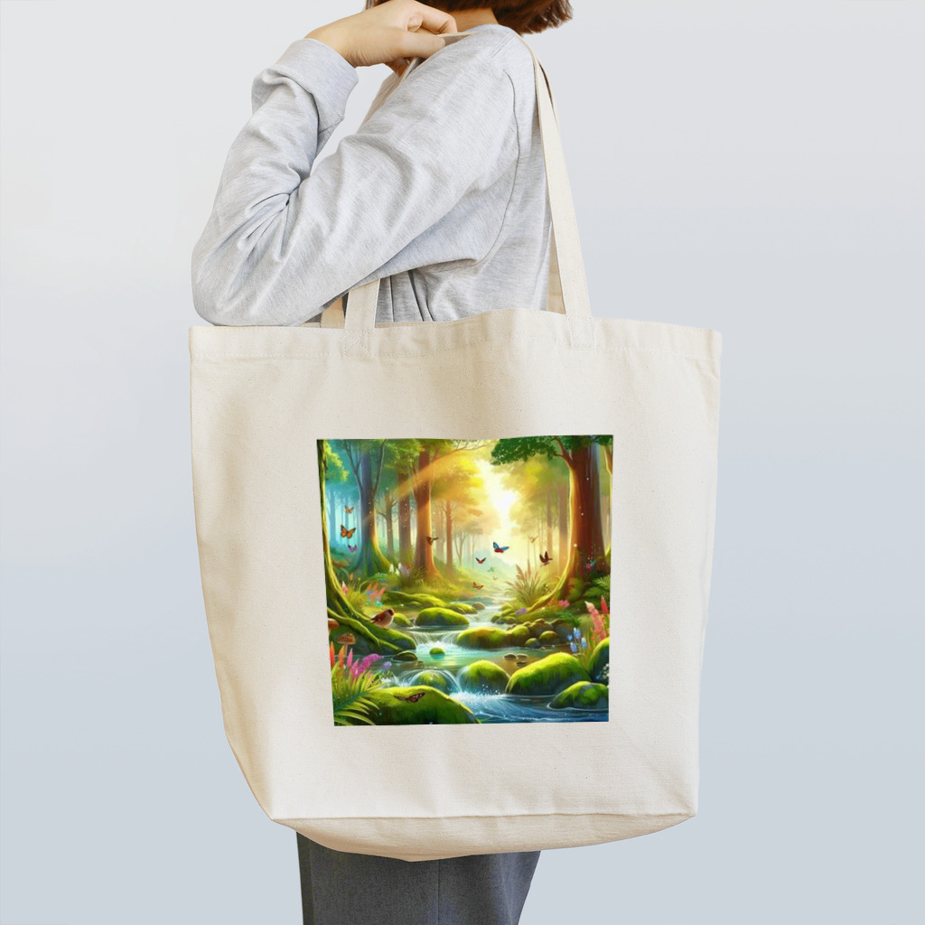 Rパンダ屋の「幻想的な森」グッズ Tote Bag