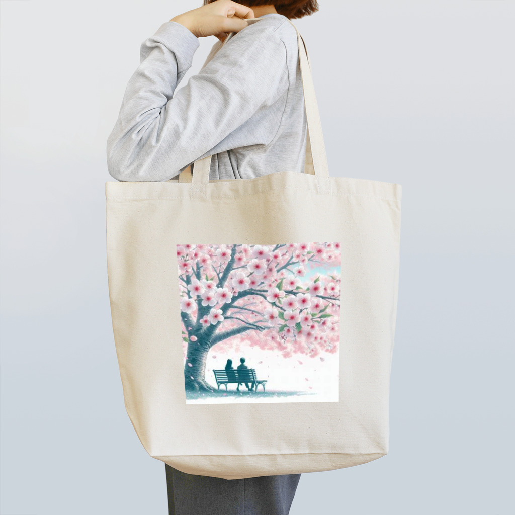 Rパンダ屋の「春風景グッズ」 Tote Bag