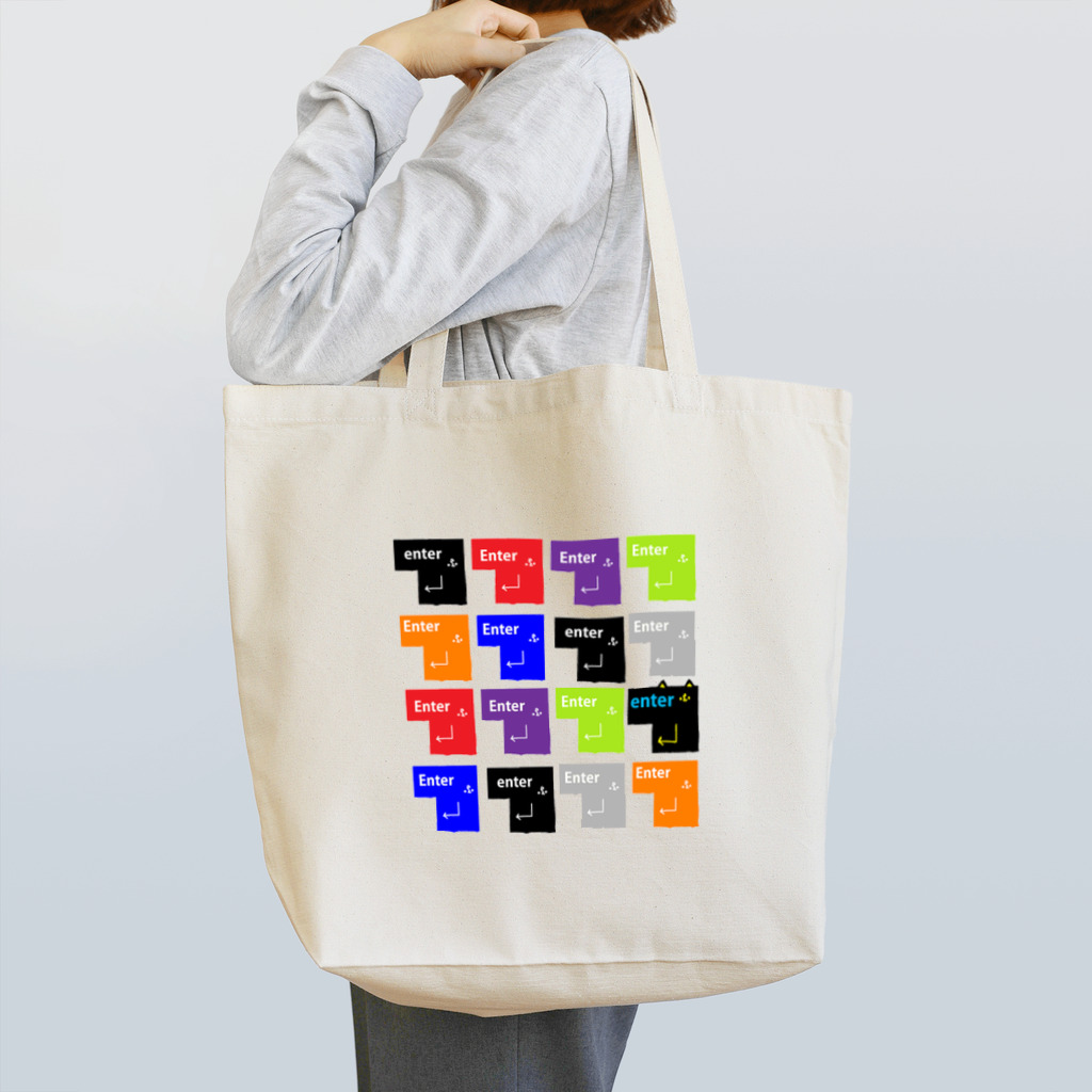 今井優の(・Σ・)のエンターキー Tote Bag