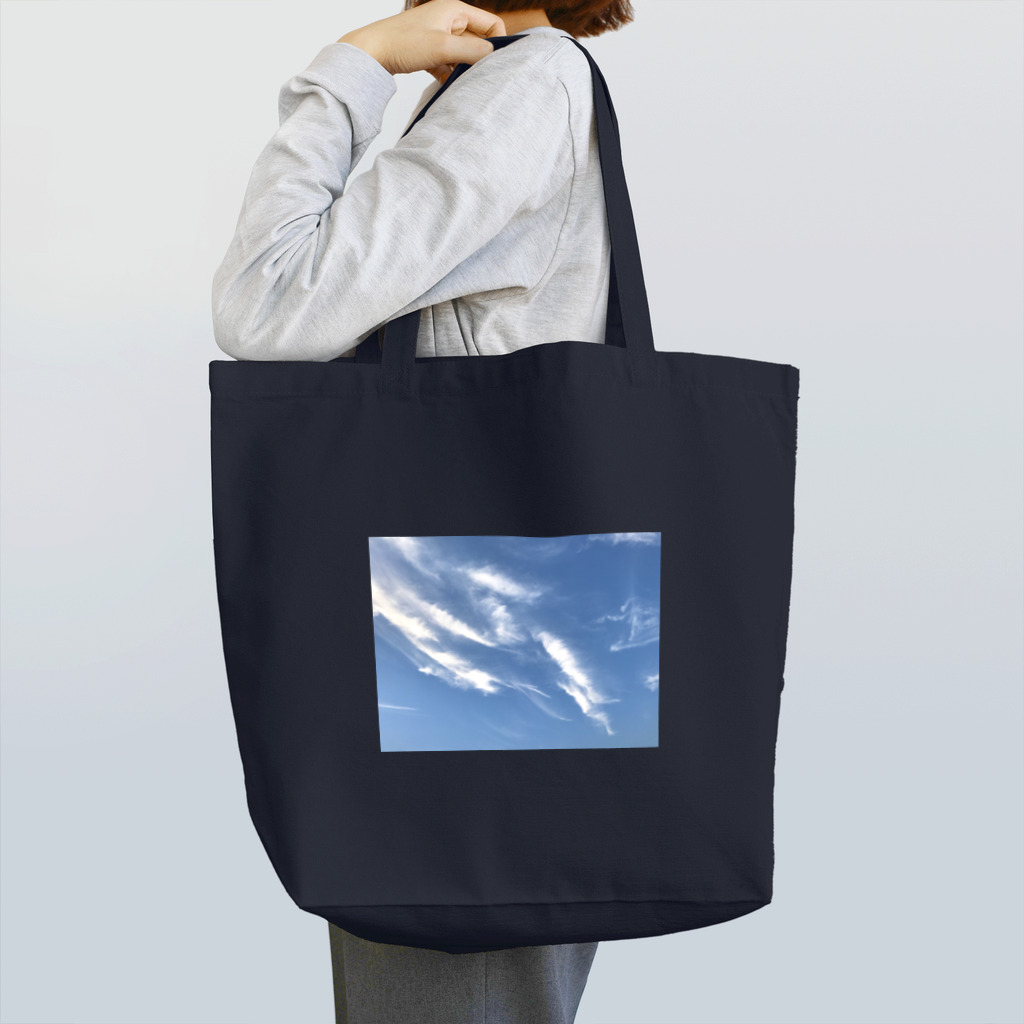 空色ぱれっと🌈のお魚みたいな雲の空 Tote Bag