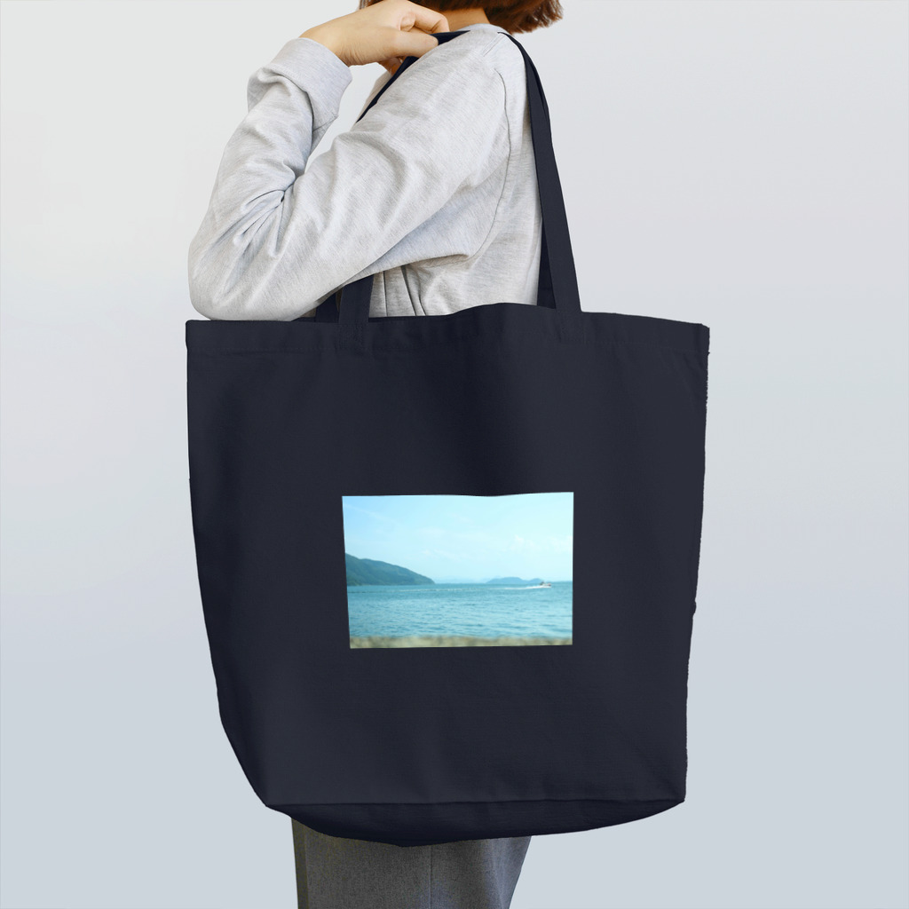 Photoshopの青空と湖 Tote Bag