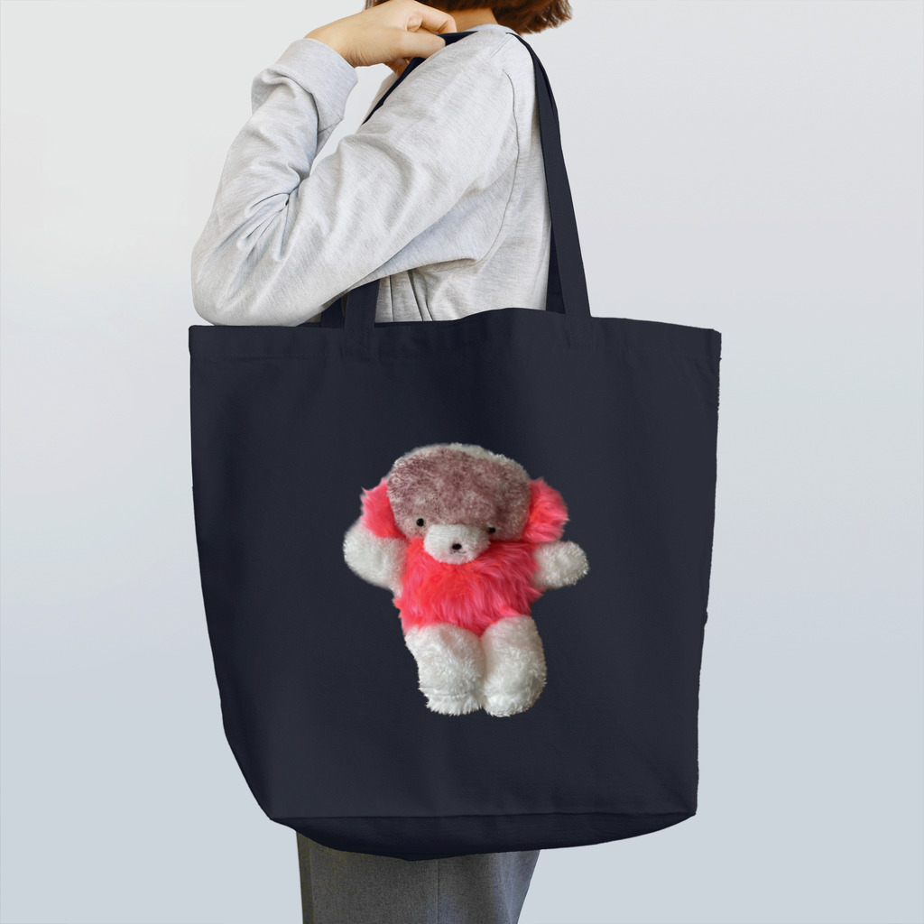 くまくま。ショップのピンクちゃん Tote Bag