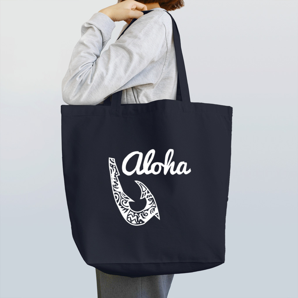 alohacanaのHawaiian Fish Hook Tote Bag