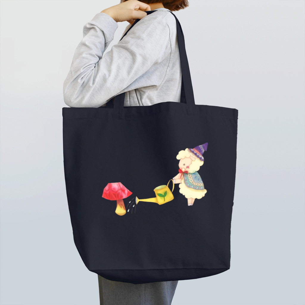 Savon sheep の宝石きのこのお世話 Tote Bag