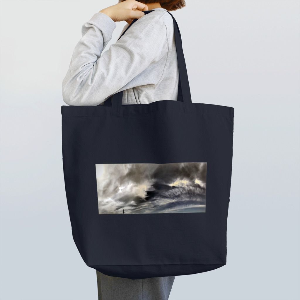 soranoのかすれ雲と深い青と Tote Bag