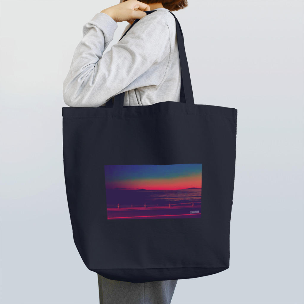 WHTAMのcalm  sunset Tote Bag