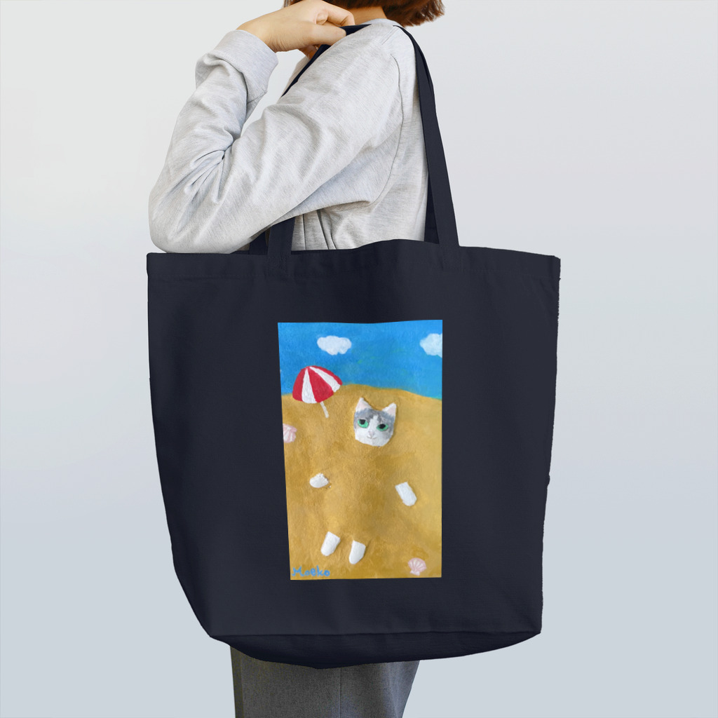 Moët_galleryの砂蒸し風呂でデトックス（旅するネコ/鹿児島県） Tote Bag