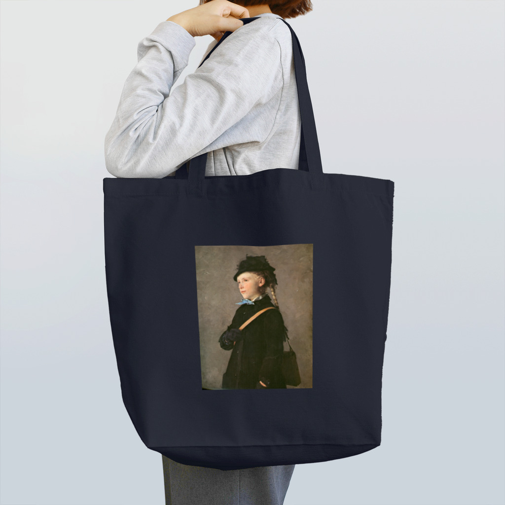 世界の絵画アートグッズのアルベール・アンカー《マリー・アンカーの肖像》 トートバッグ