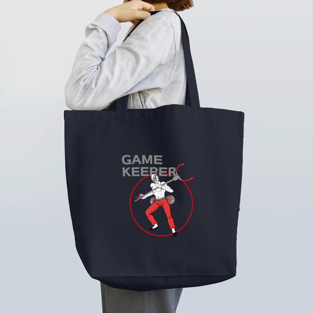 relax_timeのゲームキーパー アメコミヒーロー風 イラスト Tote Bag