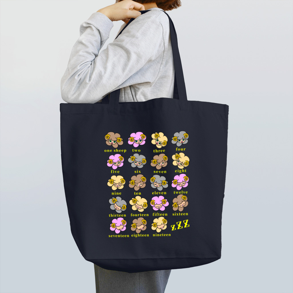 momolove の羊がいっぱい Tote Bag