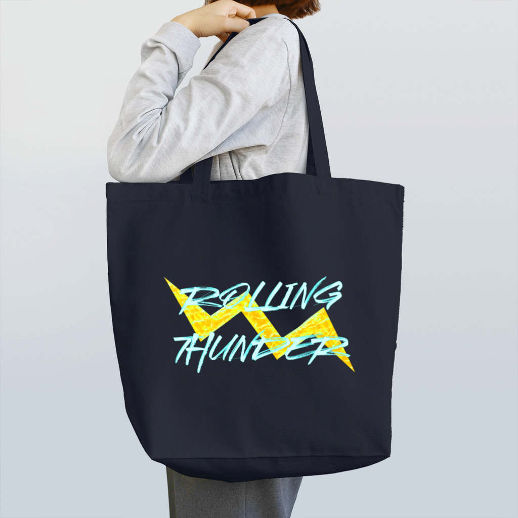 Ａ’ｚｗｏｒｋＳのROLLING THUNDER(英字＋１シリーズ) Tote Bag