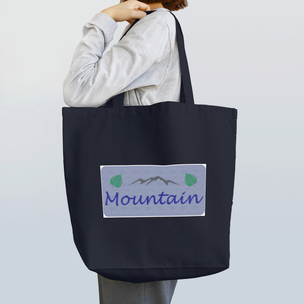 AmyShantiのMountain～刺繍風～ トートバッグ