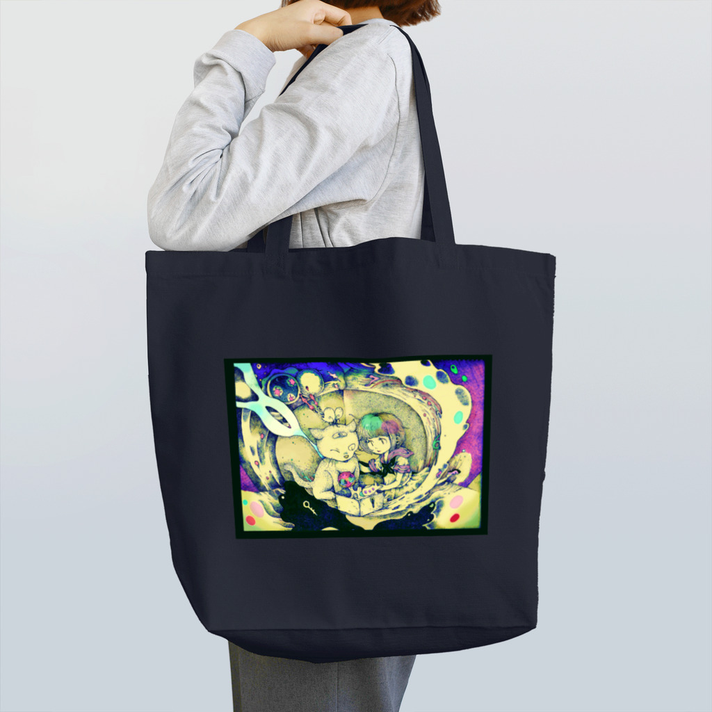 はっとのKnight with a key Tote Bag