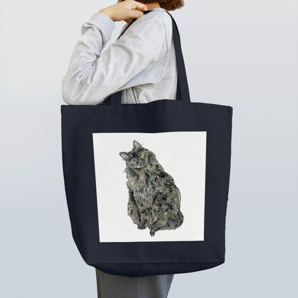 ネコノートショップ（neco-note shop）のショコラ（てんしんらんまんな☆ラッキー） Tote Bag