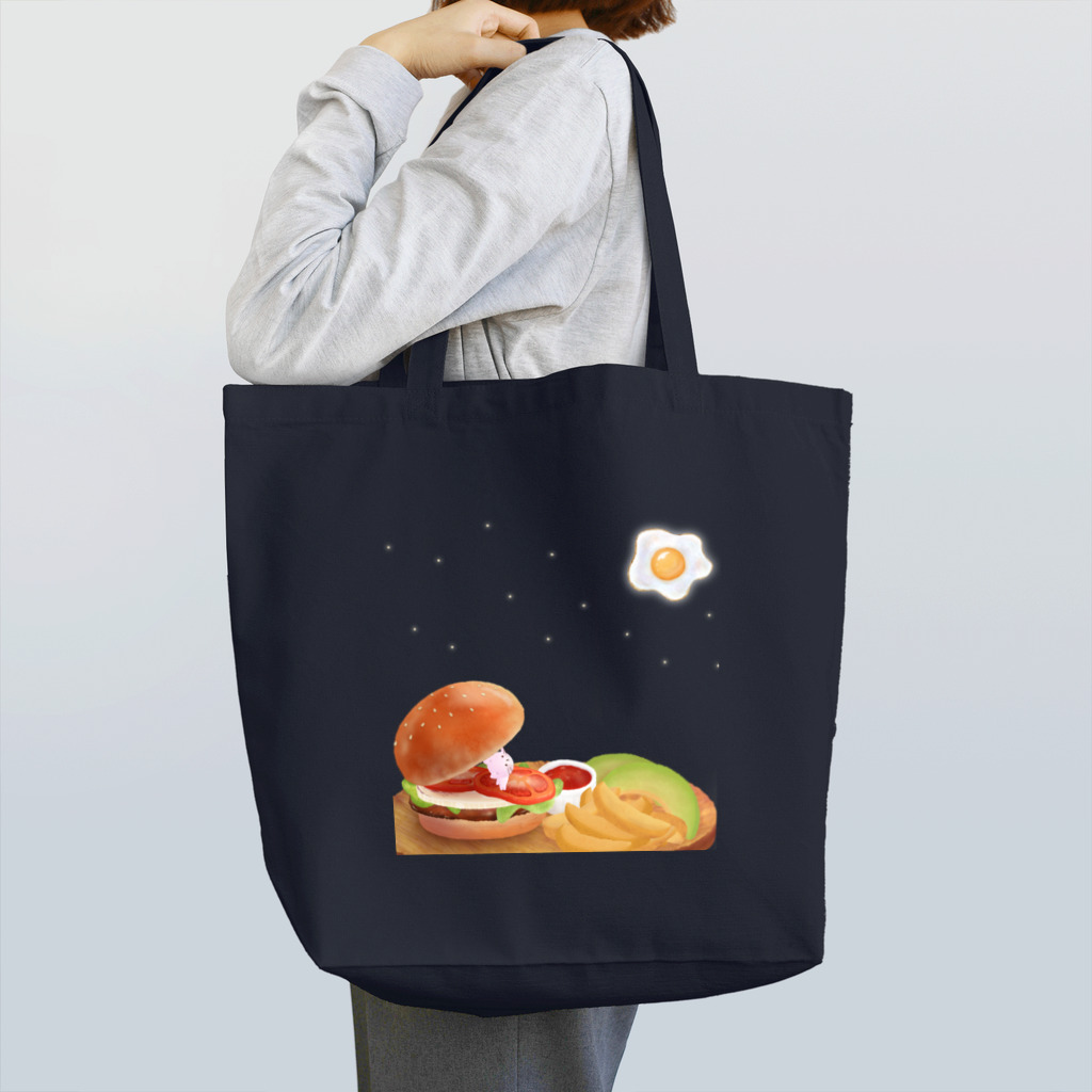 mifの月見バーガー🍔 Tote Bag