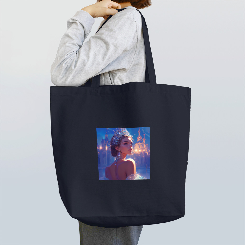 AQUAMETAVERSEの宵闇に輝くクリスタルの女王 Marsa 106 Tote Bag