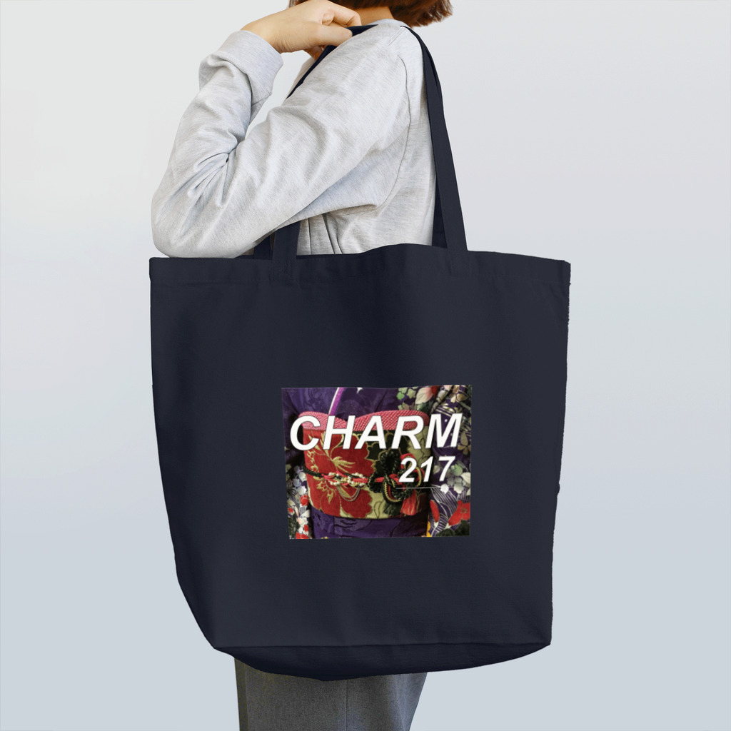 CHARM217のフリソチャーム トートバッグ