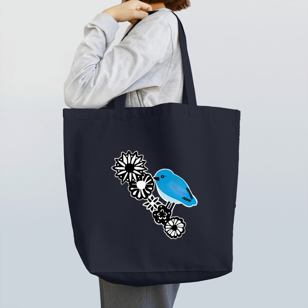 aiueoneko358のあおいとり Tote Bag