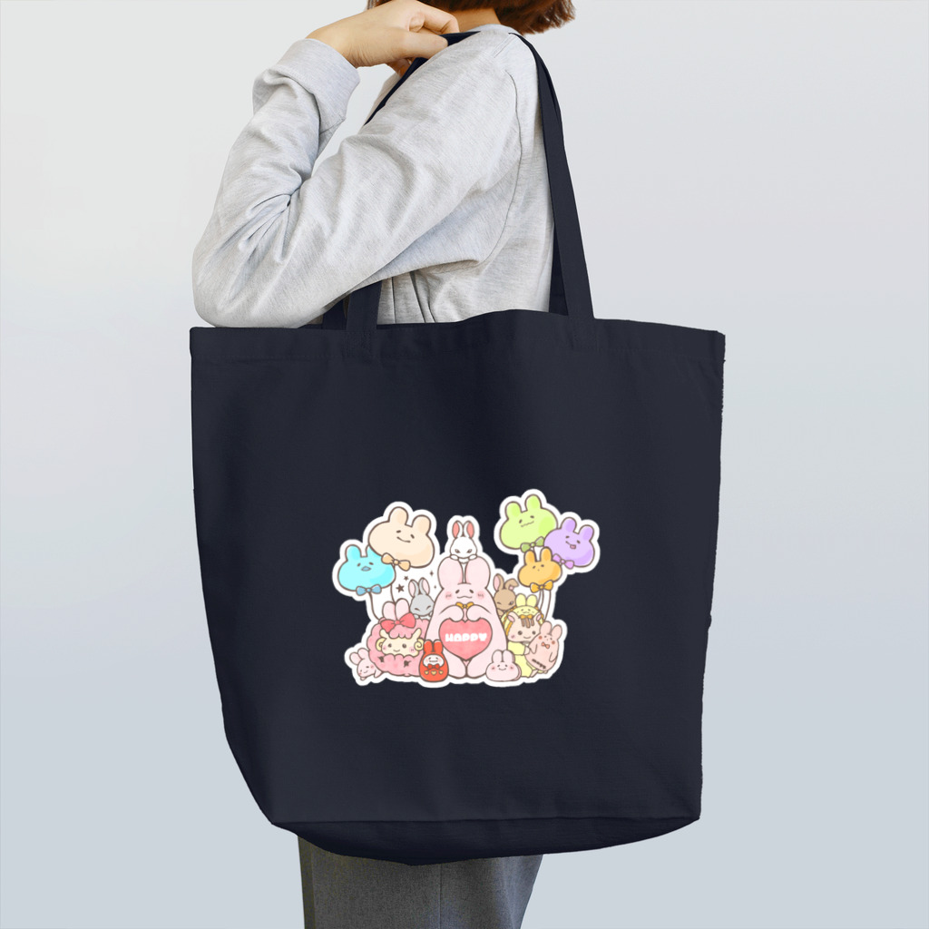 Cagelam(かげらむ)のhappiness comes around. Tote Bag