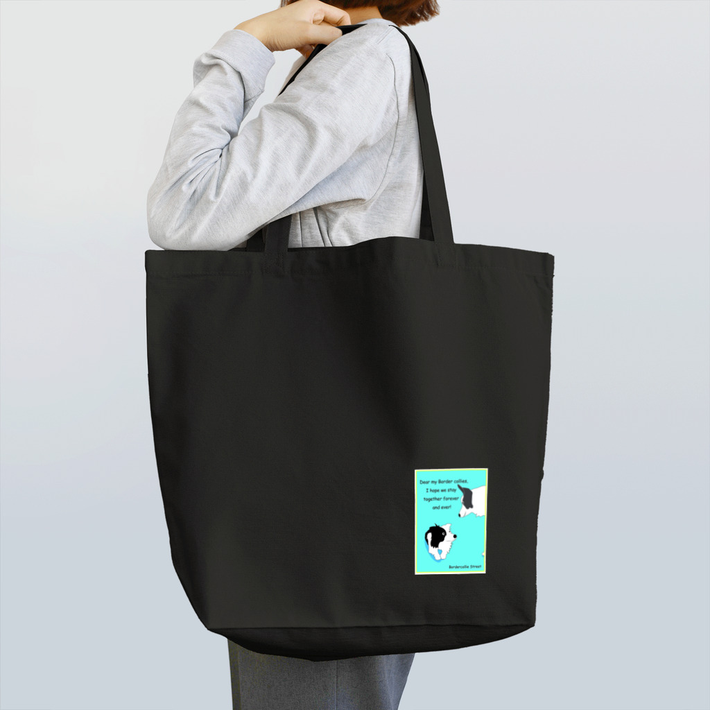 Bordercollie StreetのBorder Collie 89 Tote Bag