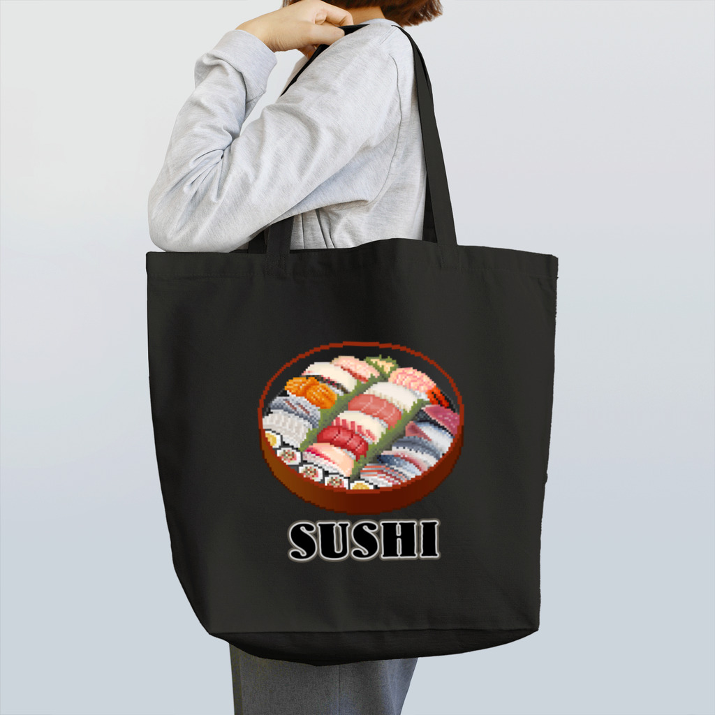 猫と釣り人のSUSHI_2R トートバッグ