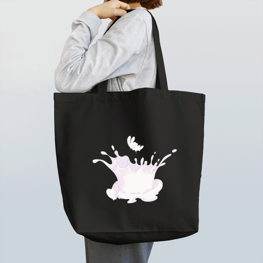 縁起屋のミルククラウンバニー Tote Bag