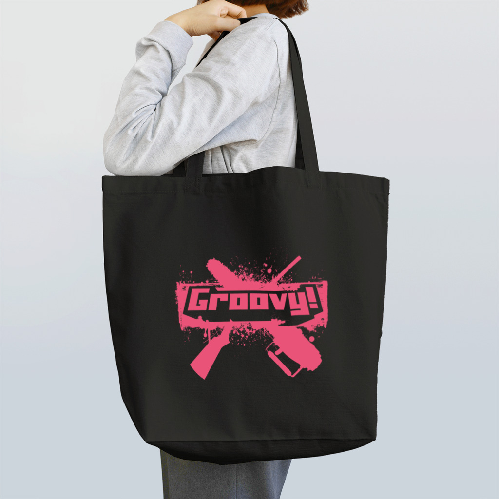 stereovisionのGroovy!(イカすぜ) Tote Bag