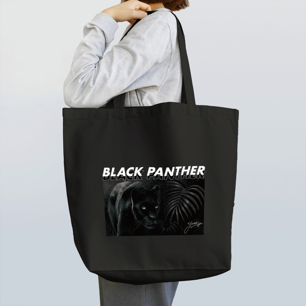 多摩美硬式テニス部フリーマーケットのBlack Panther トートバッグ