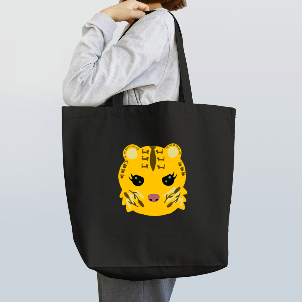 CHOSANAの猫柄の虎 Tote Bag